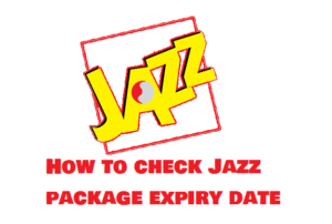 How to check Jazz package expiry date