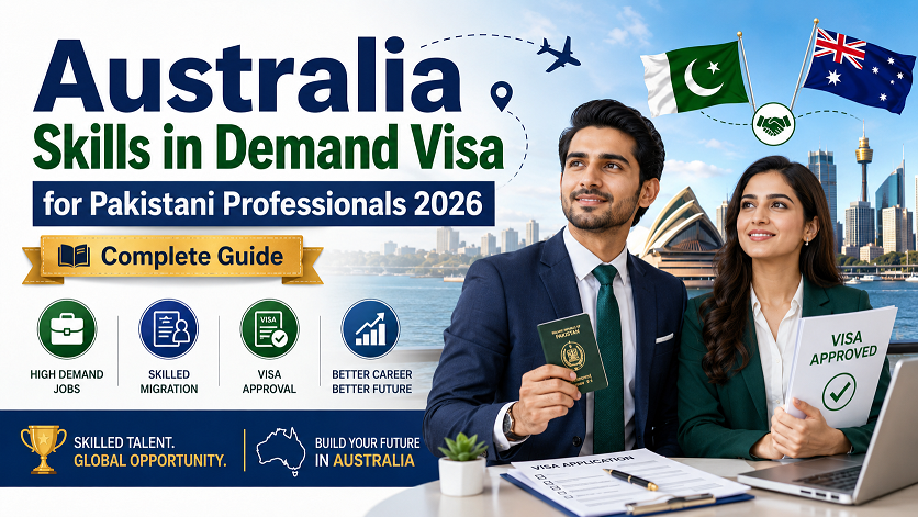 Australia Skills in Demand Visa 2026 for Pakistani professionals — three streams explained with salary thresholds and PR pathway guide
