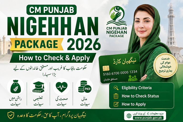 CM Punjab Nigehban Package 2026