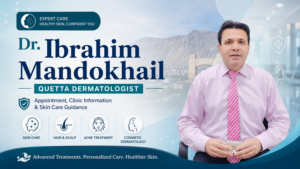 Dr. Ibrahim Mandokhail dermatologist at Skin Laser and Allergy International Hospital GPO Chowk Quetta