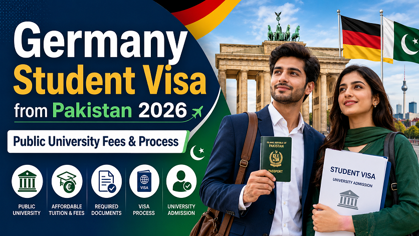 Germany Student Visa from Pakistan 2026 — German public university fees, blocked account, visa documents and application process for Pakistani students